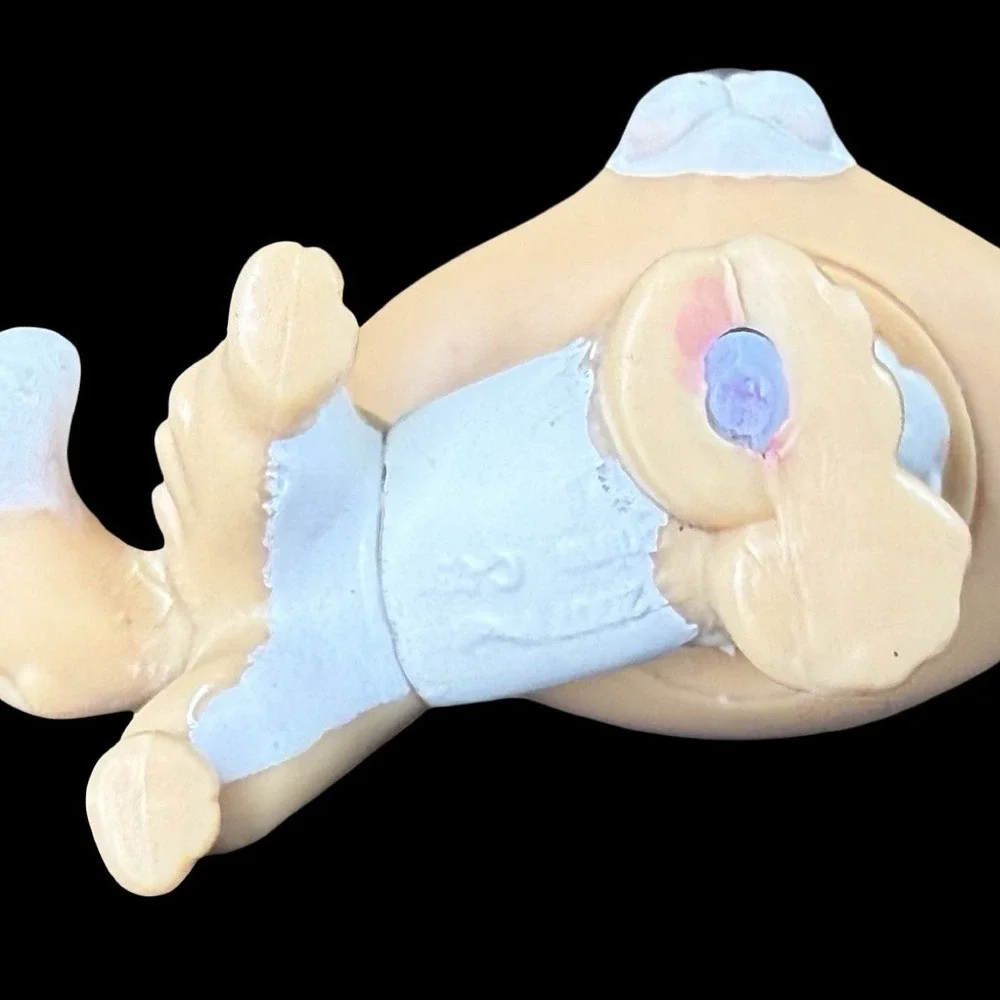 Littlest Pet Shop #724 Tan Black White Corgi Teal Diamond Eyes LPS